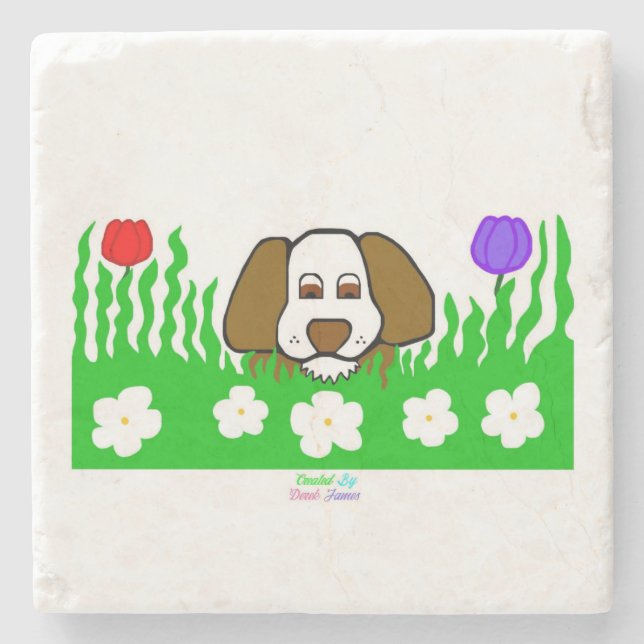 Pup N Play Steinuntersetzer (Vorderseite)