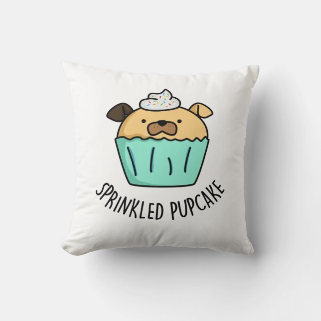 Pupcake Puppy Cupcake Puppe Kissen (Vorderseite)