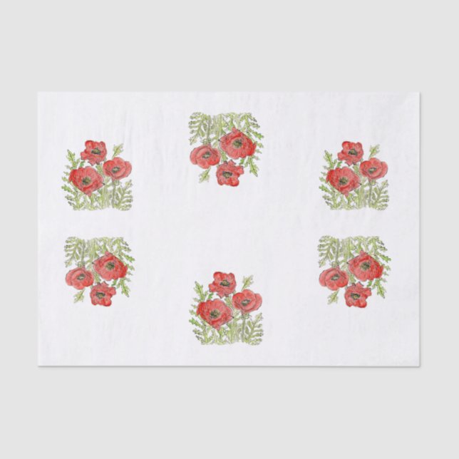 Pupidesign auf Gewebepapier Seidenpapier (Vorderseite)