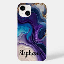 Pupillemann Rose Gold Name Script Case-Mate iPhone 14 Hülle