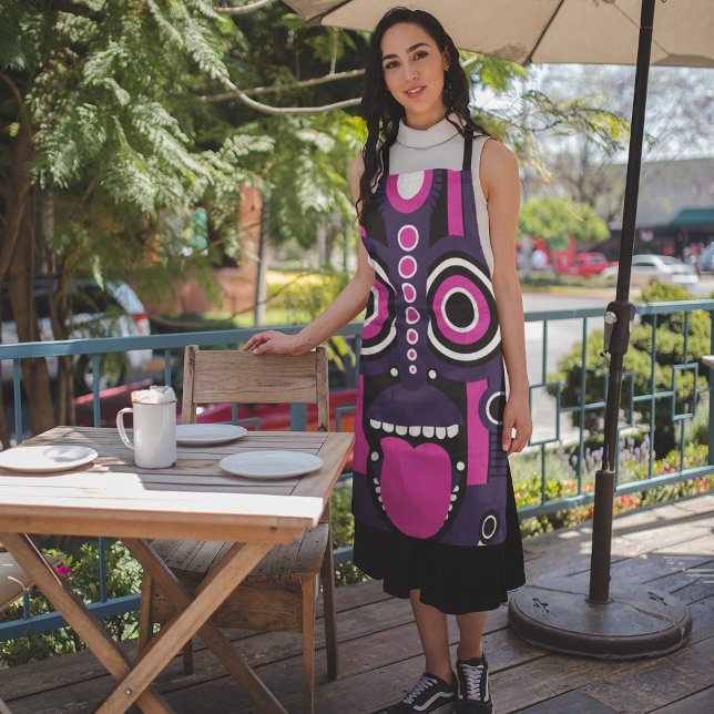 Puple Pink Tiki Schürze (Von Creator hochgeladen)