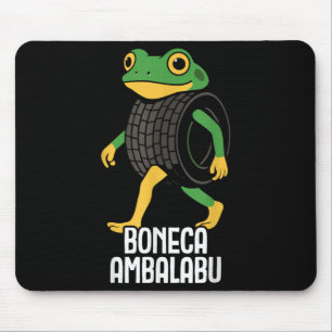 Puppe Ambalabu italienischer Brainrot lustiges Mem Mousepad