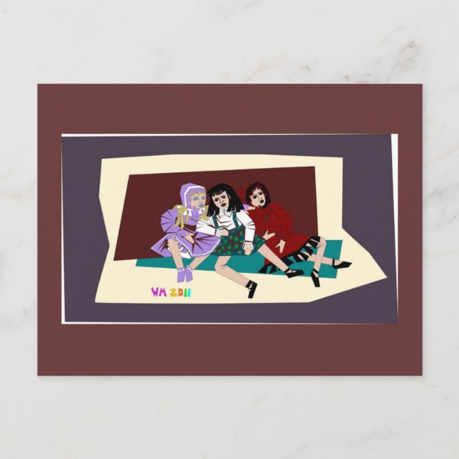 Puppe Postkarte (Vorderseite)