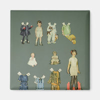 Puppe und Kleidung ausschneiden, Ende der 20er-Jah