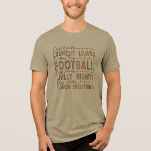 Puppen alles Fußball, Chilly Night Tri-Blend Shirt
