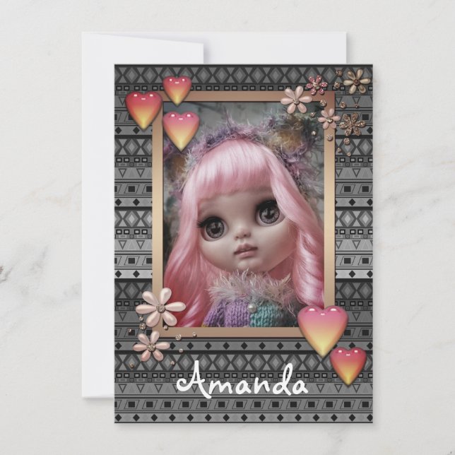 Puppen für Fotos, Puppen, personalisiert, Hobby an Ankündigung (Vorderseite)