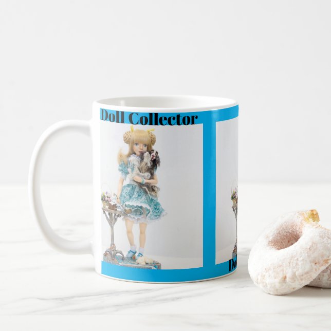 Puppen-Kollektor Kaffeetasse (Mit Donut)