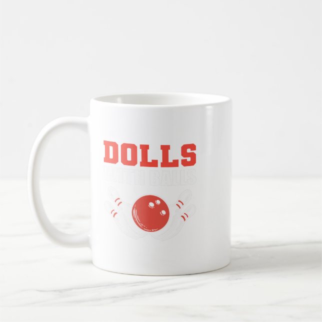 Puppen mit Balls Talent Person Kaffeetasse (Links)