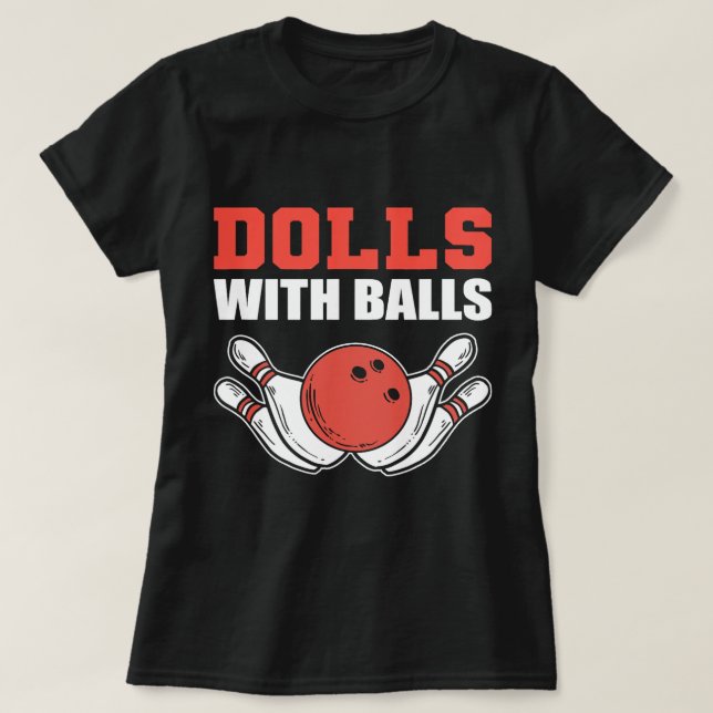 Puppen mit Balls Talent Person T-Shirt (Design vorne)