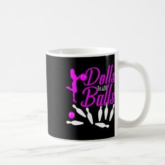 Puppen mit Bowling Shirt Funny Bowler Bowling Kaffeetasse