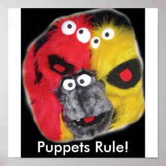 Puppen Regel! Poster