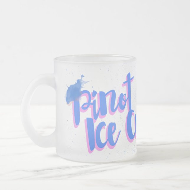 Puppen und Kaffee Mattglastasse (Links)