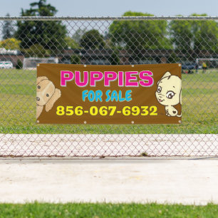 Puppen zum Verkauf maßgeschneidertes Banner