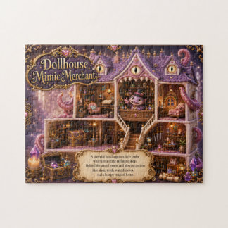 Puppenhaus-Mimik-Händler-Fantasie-Shop Puzzle