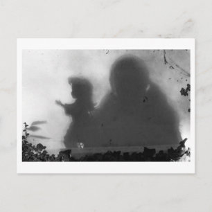 Puppenporträt - Puppenschatten Postkarte