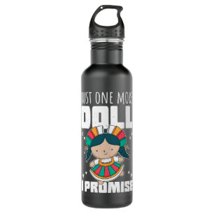 Puppensammler-Funny-Zitat nur noch ein Puppe ich p Edelstahlflasche