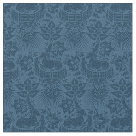 Puppenskala Renaissance Einhorngarten, Blau Stoff