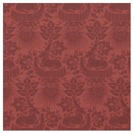 Puppenskala Renaissance Einhorngarten, Rot Stoff