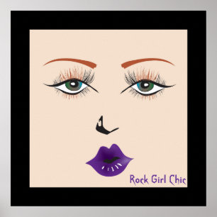 Puppentheater "Rock Girl Chic" Poster