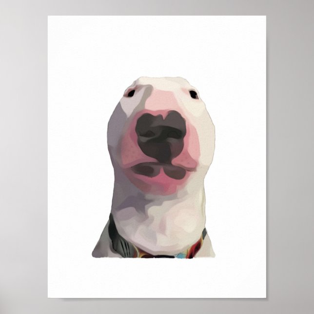 PupperNelson Cartoon Meme Face Poster (Vorne)