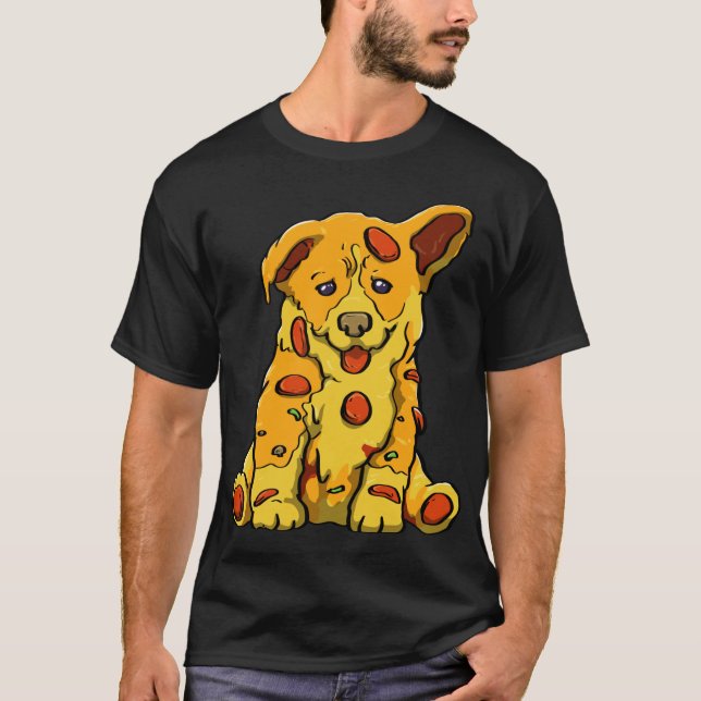 Pupperoni Pizza Liebe Funny Women Hund Liebhaber W T-Shirt (Vorderseite)