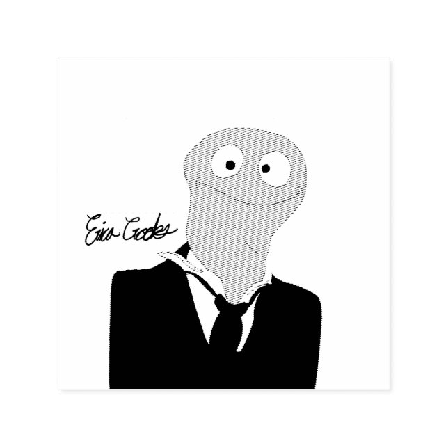 Puppet looking at you permastempel (Design)