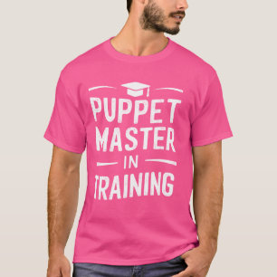 Puppet Mastery Shadow Play Ventriloquist-Darbietun T-Shirt