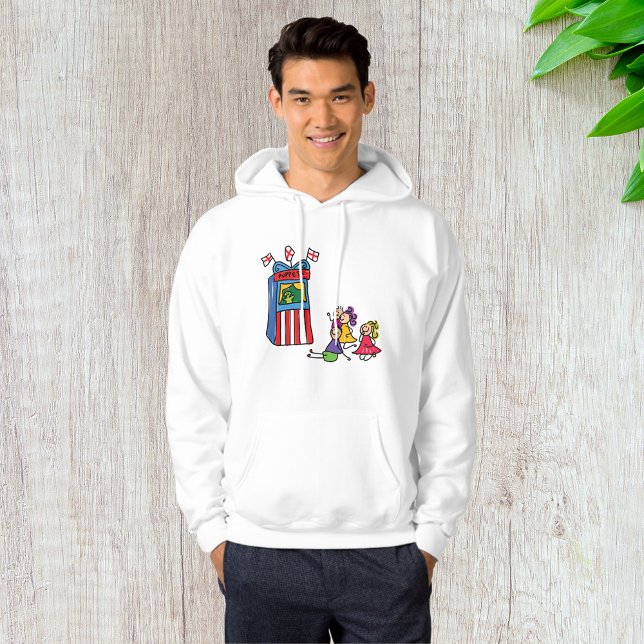 Puppet Show Mens Hoodie (Von Creator hochgeladen)