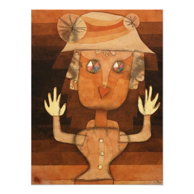 Puppet von Paul Klee Fotodruck (Vorne)