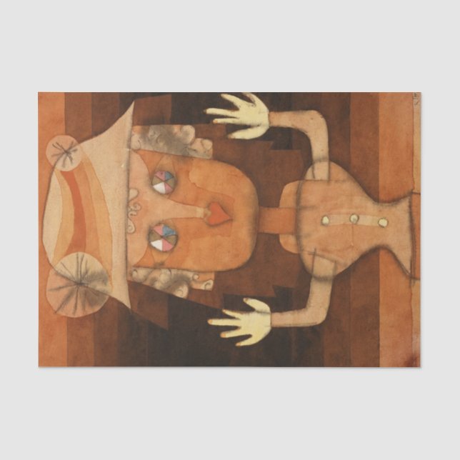Puppet von Paul Klee Seidenpapier (Vorderseite)
