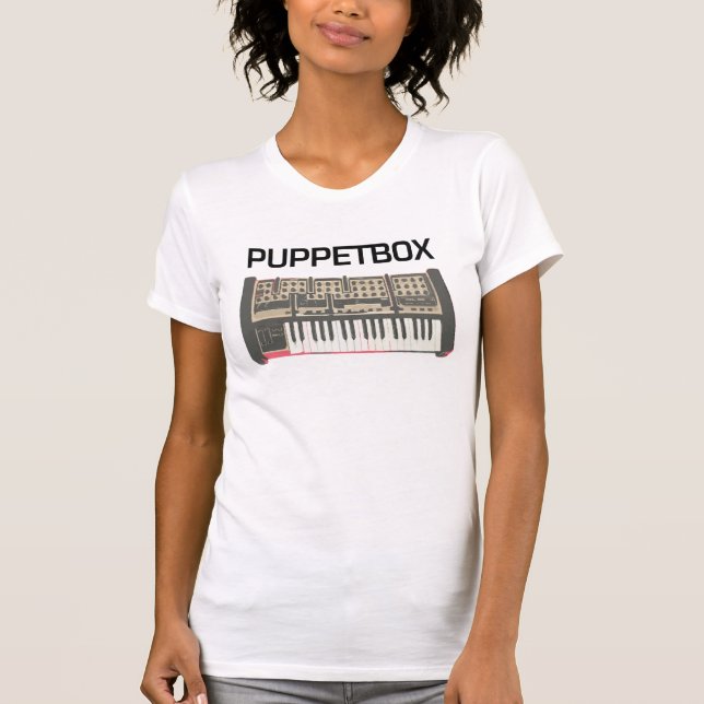 Puppetbox Tastatur-Logo (Damen) T-Shirt (Vorderseite)