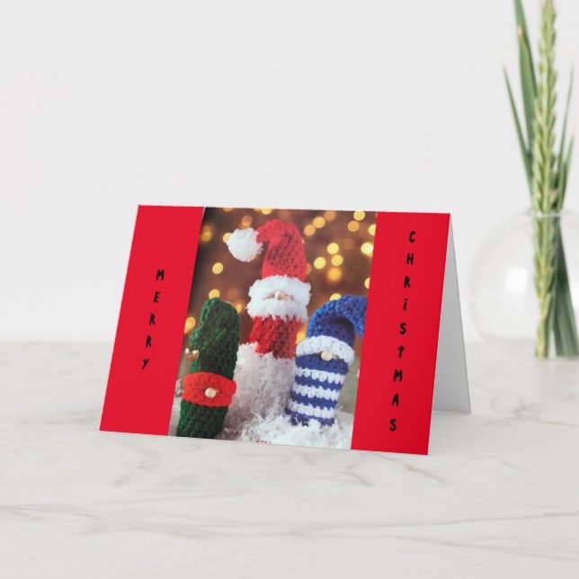 *PUPPETS* WÜNSCHEN SIE SICH BEI CHRISTMAS TIME KIN KARTE (Vorderseite)