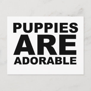 PUPPIEN SIND ANERKENNBAR: Das Shirt Postkarte