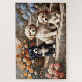 Puppies Classic Garden Puzzle