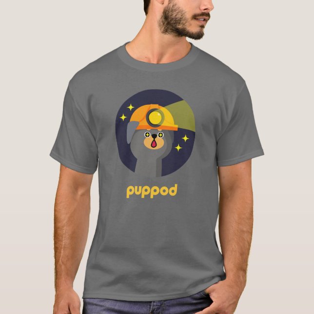 PupPod Lights Only Achievement Abzeichen T-Shirt (Vorderseite)