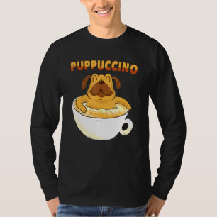 Puppuccino - Hund Cappuccino - Kaffeehunde T-Shirt