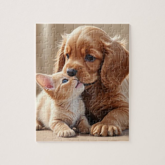 Puppy and Kitten Puzzle (Vertikal)