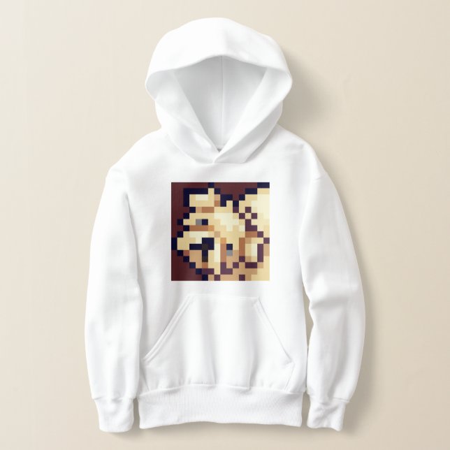 Puppy begging pixelart, Pixel Art  Hoodie (Ablage )