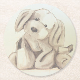 Puppy Coaster Runder Pappuntersetzer