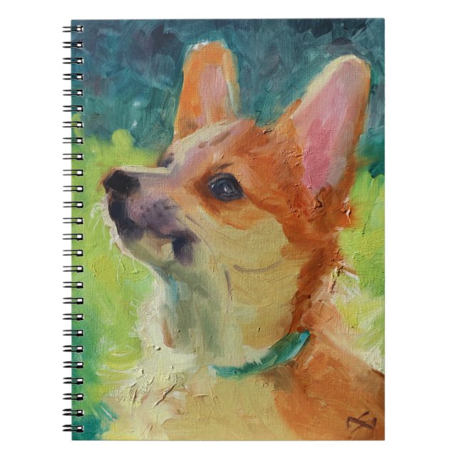 Puppy Corgi Spiral Notebook Notizblock (Vorderseite)