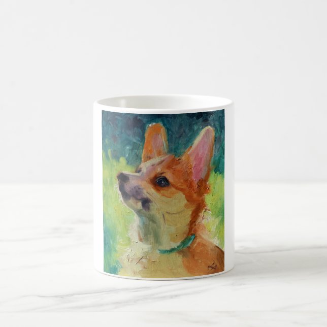 Puppy Corgi Tasse (Mittel)