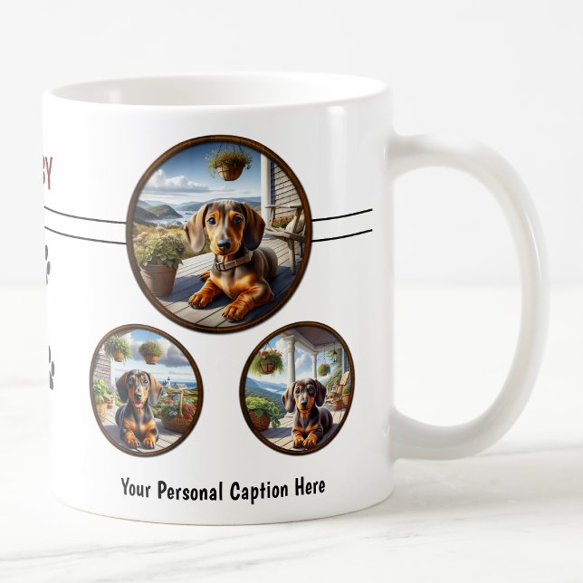 Puppy-Dackel Kaffeetasse (Von Creator hochgeladen)