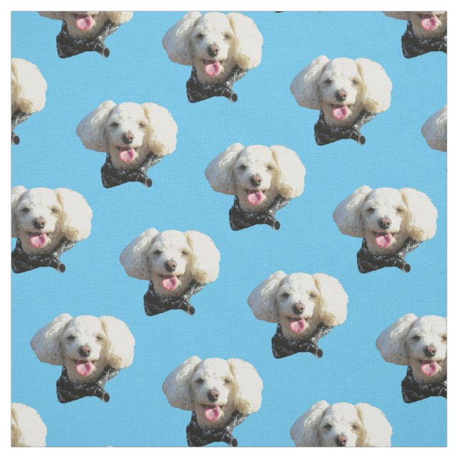 Puppy Dog Benutzerdefiniertes Foto Muster Stoff (Muster)