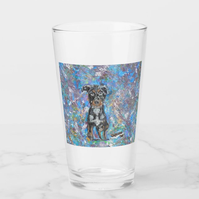 Puppy Drinking Glasses Glas (Vorderseite)
