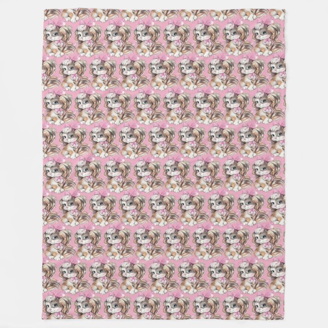 Puppy Fleece Blanket (Vorderseite)