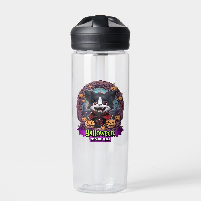 Puppy Halloween-Kostüm Trinkflasche (Vorderseite)