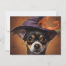 Puppy-Halloween-Postkarten