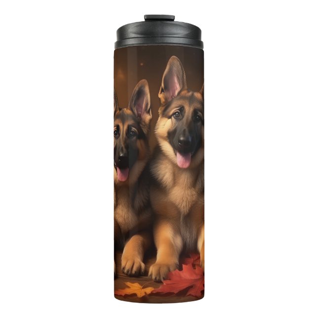 Puppy Herbst Delight Pumpkin Thermosbecher (Vorderseite)