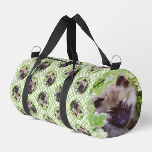 Puppy in the Garden Original Kunst Duffle Bag