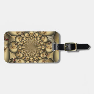 Puppy Kaleidoskop Art Print Gepäckanhänger